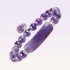 Natural Quartz Love Heart Healing Beads Bracelet - 图片 5